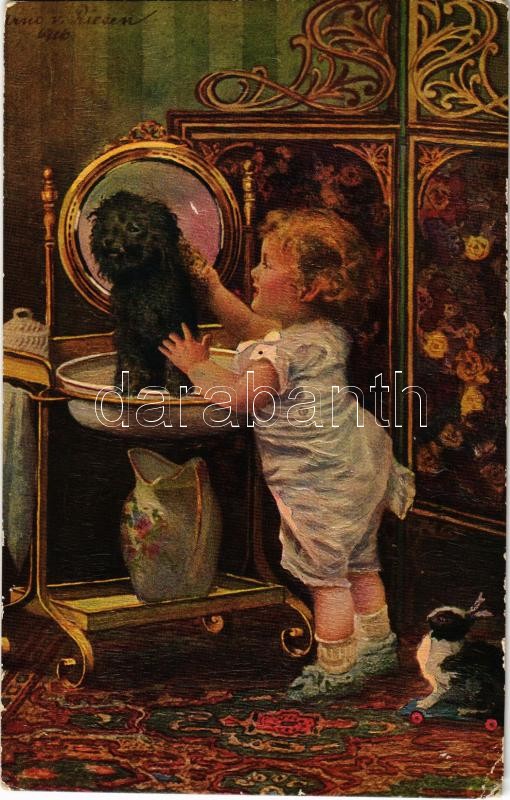 Morgendouche. Degi Nr. 508. s: A. v. Riesen