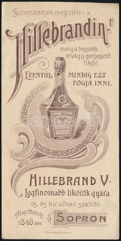 Hillebrandin számolócédula, hajtott