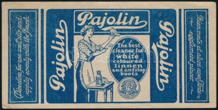 Pajolin cipőtisztító számolócédula