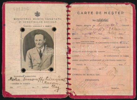 1932 Sajtkészítő fényképes mesterkönyve Kolozsvár.