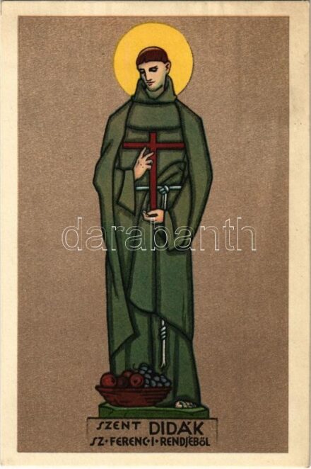 Szent Didák Szent Ferenc I. rendjéből. Unghváry Sándor festménye a Budapest-Pasaréti Ferences templomban s: Unghváry