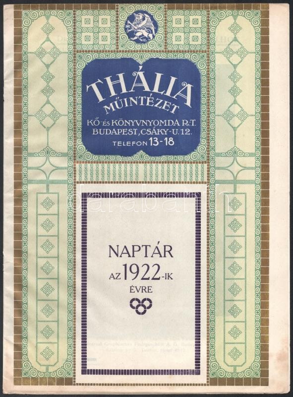 cca 1922-1930 Rigler J. E. Papírneműgyár és Magyar Nyomdászat 2 db reklámkiadványa - Image 2