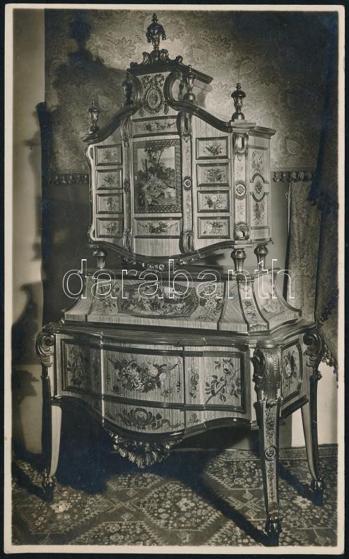 cca 1920-1930 Buhay Intarzia Műterem fotója, hátoldalon pecsételve, 13,5×8 cm - Image 2