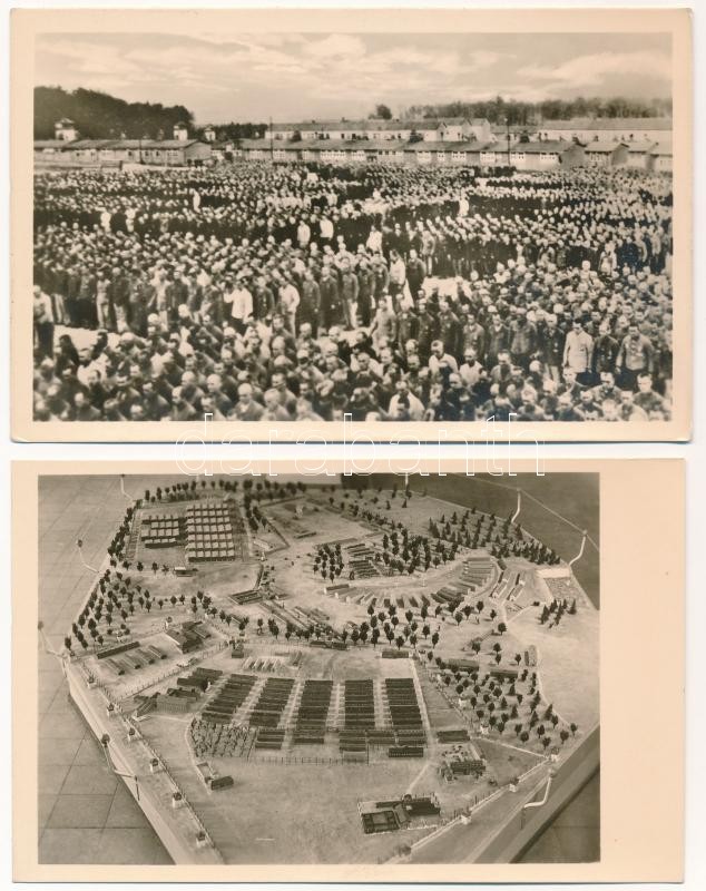 Buchenwaldi koncentrációs tábor - 8 db modern képeslap / Buchenwald concentration camp - 8 modern postcards