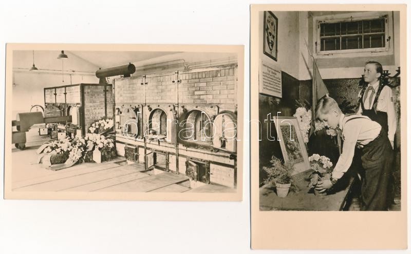 Buchenwaldi koncentrációs tábor - 8 db modern képeslap / Buchenwald concentration camp - 8 modern postcards - Image 2