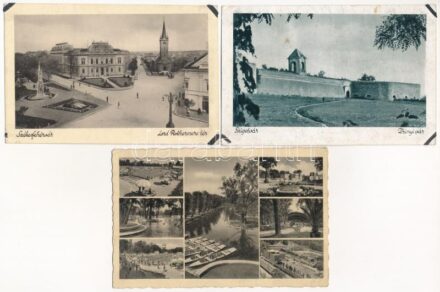 6 db RÉGI magyar Weinstock város képeslap / 6 pre-1945 Hungarian town-view postcards