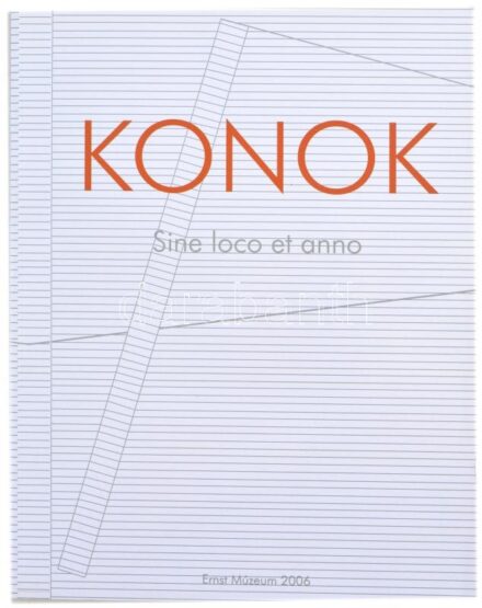 Konok. Sine loco et anno. Bp., 2006, Ernst Múzeum. 72 p. Fekete-fehér és színes képekkel, Konok Tamás műveinek reprodukcióival gazdagon illusztrált kiállítási katalógus. Kiadói papírkötés, jó állapotban.