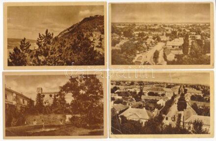 27 db MODERN magyar 60 filléres képeslap / 27 modern Hungarian town-view postcards from the 50's