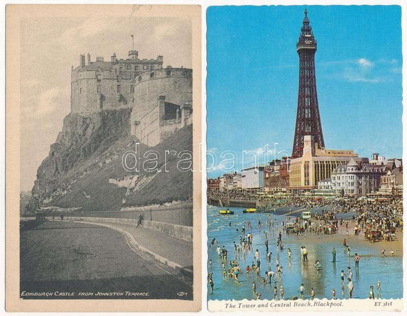 17 db MODERN angol képeslap, egy régivel / 17 modern British postcards with one pre-1945 - Image 2