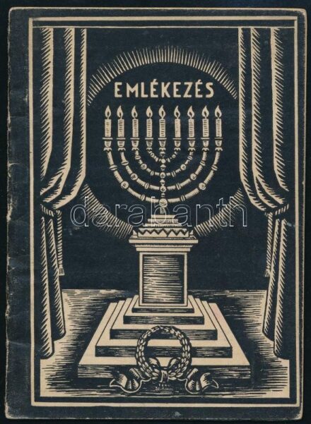 1930 Emlékezés. Judaika halotti emlék könyv 16p.