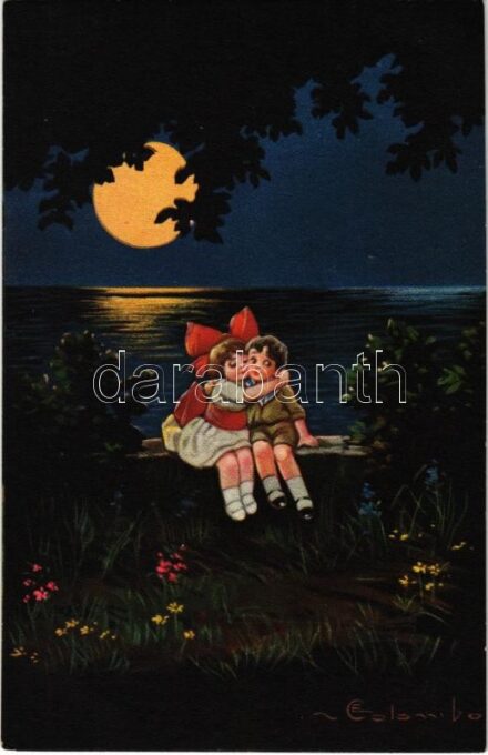 Gyerekszerelem / Children in love. G.A.M. 1743-1. s: Colombo