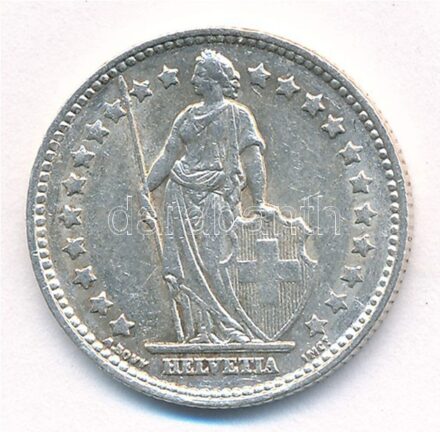 Svájc 1953B 1Fr Ag T:2 Switzerland 1953B 1 Franc Ag C:XF Krause KM#24