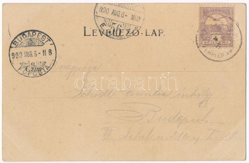 1900 Tokaj-Hegyalja, Liszka (Olaszliszka) és Tolcsva. Lövy Adolf kiadása (EK) - Image 2