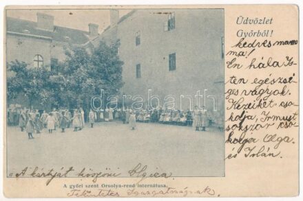 1905 Győr, Szent Orsolya-rend internátusa (EK)