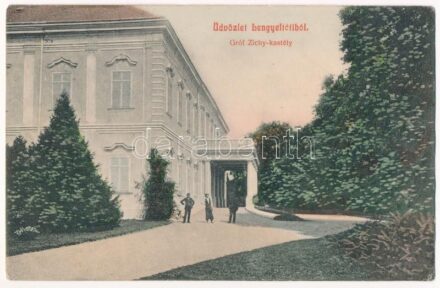 1911 Lengyeltóti, Gróf Zichy kastély. Krausz Samu fia kiadása (r)