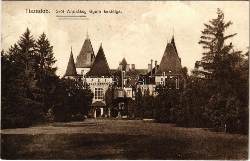 1927 Tiszadob, Gróf Andrássy Gyula kastélya