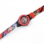 Coca Cola quartz karóra műanyag szíjjal, elemcsere szükséges, d:37mm - Image 2