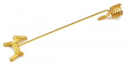 Georg Jensen design gyertyatartó, dobozban, 15cm