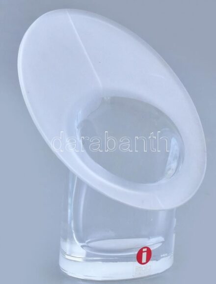 Ittala finn design gyufatartó, jelzett, hibátlan, m:10cm