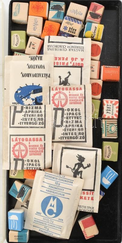 Szerencsi Cukorgyár mokka cukor válogatás, kb. 70 db