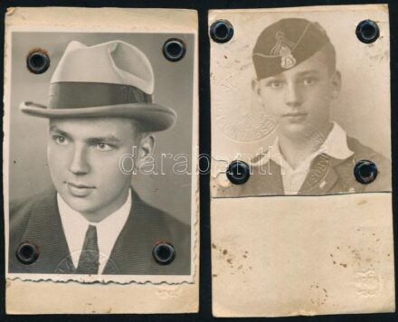 1940-41 2 db fényképes állatkerti bérlet