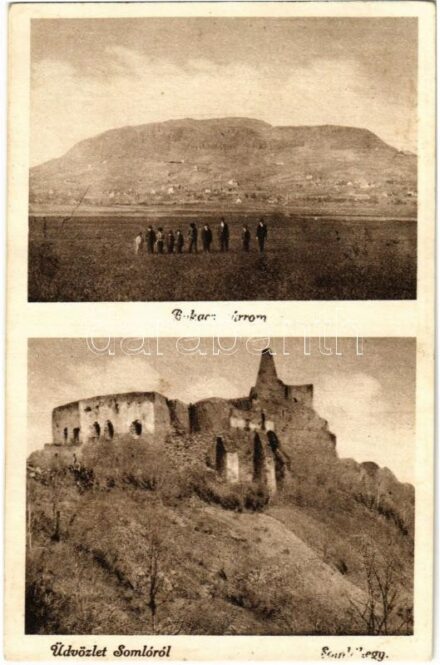 1937 Somló, Bakács várrom, Somlóhegy (r)