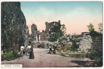 1913 Visegrád, fellegvár (ázott / wet damage)