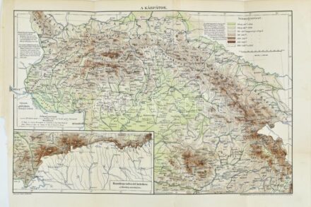 cca 1900 A Kárpátok 43x28 cm