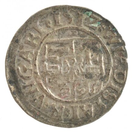 1512K-G Denár Ag 'II. Ulászló' T:2 patina Hungary 1512K-G Denar Ag 'Wladislaus II' C:XF patina Huszár: 811. Unger I.: 646.c