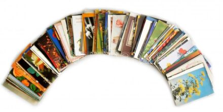 Kb. 200 db MODERN üdvözlő motívum képeslap / Cca. 200 modern greeting motive postcards