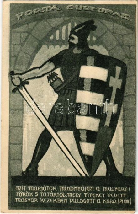 Porta Culturae. Kiadja a 'Szózat' Magyarország Területi Épségének Védelmi Ligája napilapja / Hungarian irredenta propaganda, Trianon s: Wenzl Árpád (Rb)
