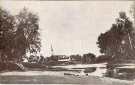1929 Dömsöd, Kis-Duna részlet. Bentheim Vilmos kiadása