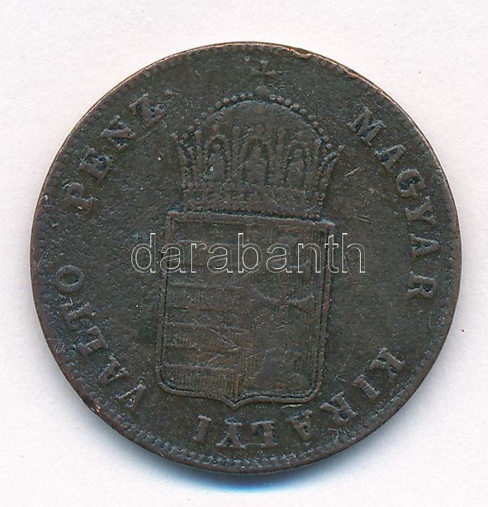 1848. 1kr Cu T:2-,3 Adamo B1 - Image 2