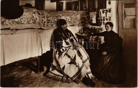 Hortobágy, Parasztszoba belseje, magyar folklór. Photo Erdélyi (EK)