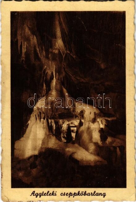 1948 Aggteleki cseppkőbarlang, Indiánok sátra, belső (r)