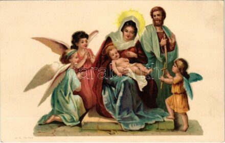 Jézus születése / Birth of Jesus. M.S. 12799. litho