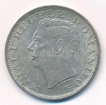 Románia 1944. 500L Ag 'I. Mihály' T:1- Romania 1944. 500 Lei Ag 'Mihai I' C:AU Krause KM#65