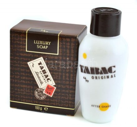 Tabac férfi parfümös férfi neszeszer, original dobozban, szappan, after shave 75ml