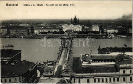 Budapest, Kilátás a királyi várból. Photobrom 2/II.