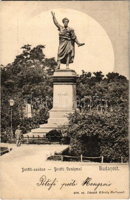 Budapest V. Petőfi szobor. Divald Károly 232.