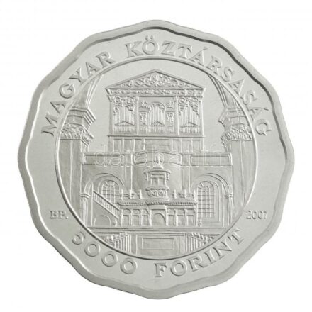 2007. 5000Ft Ag 'Debreceni Református Nagytemplom' kapszulában T:PP Adamo EM212