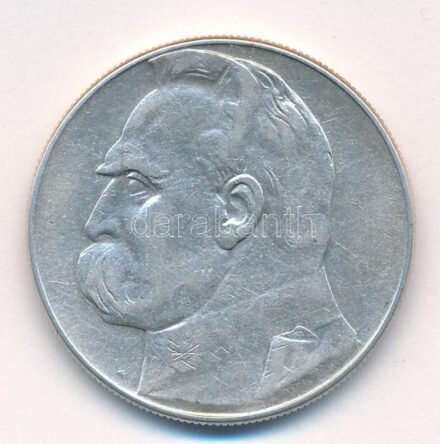 Lengyelország 1935. 5Zl Ag 'Józef Pilsudski' T:2 Poland 1935. 5 Zlotych Ag Jozef Pilsudski' C:XF Krause Y#28