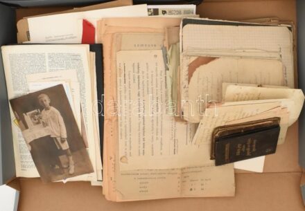 Doboznyi vegyes papírrégiség, irat