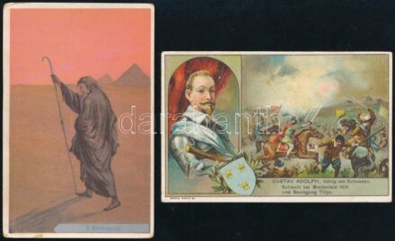 2 db bécsi litho kakaó / csokoládéreklám