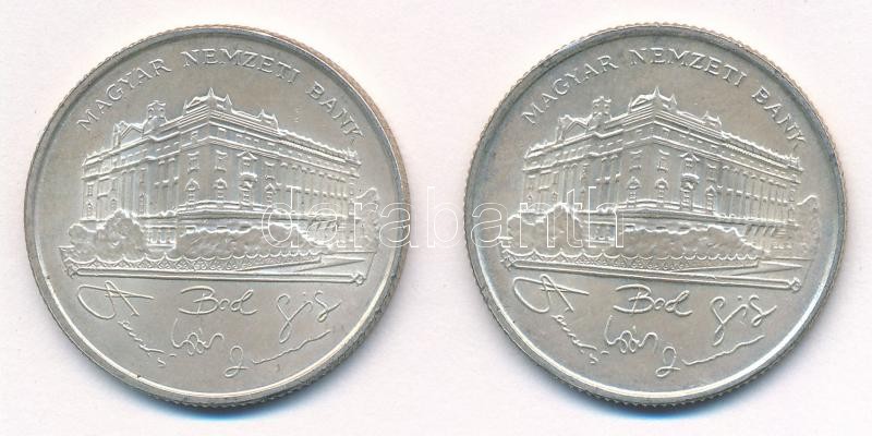 1993. 200Ft Ag 'MNB' (2x) T:1- Adamo F13