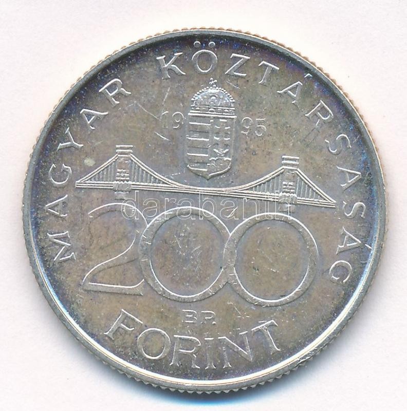 1995. 200Ft 'Deák' T:1-,2 Adamo F13.1 - Image 2