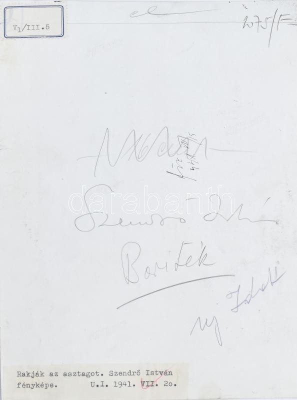 Szendrő István: Rakják az asztagot fotó 24x18 cm - Image 2