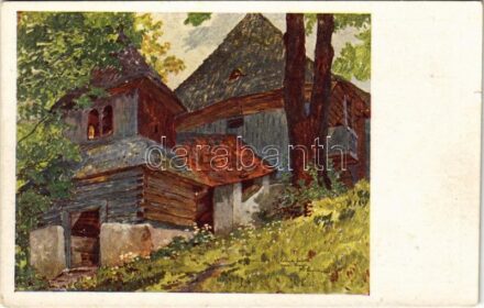 Lestin, Lestiny; Lestinsky kostelík / Evangélikus fatemplom / Lutheran wooden church s: Karel Pospisil (kis szakadás / small tear)