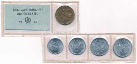 1975. 10f-2Ft hiányos, fóliás forgalmi sor (5xklf) T:1
