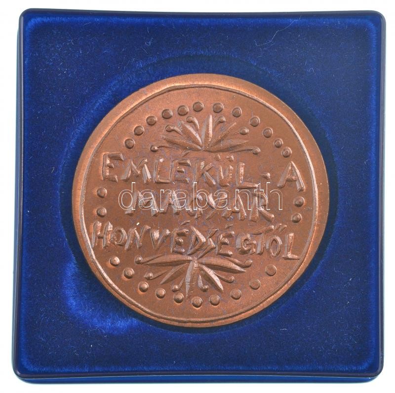 ifj. Szlávics László (1959-) DN 'Szent László' kétoldalas Cu emlékérem tokban (39mm) T:1- - Image 2